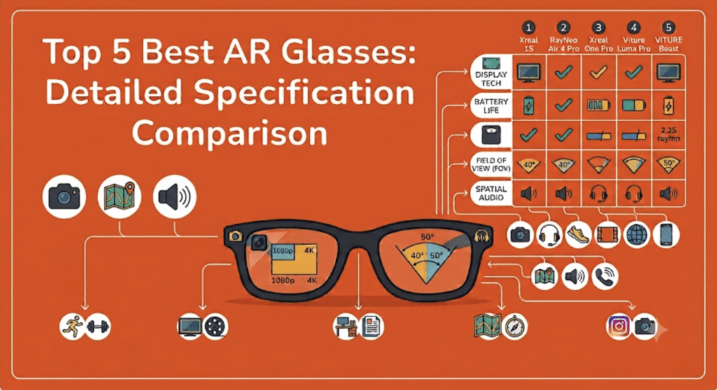 Top 5 Best AR Glasses Comparison